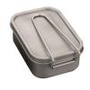 IGRIXLSD Lunch Box 800ML, Outdoor Pure Titanium Square Sealed Folding Bento Box, Suitable For Outdoor Camping view 1