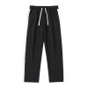 PERFORMANCE ACTIVEWEAR PENGYU TENGFEI Men's Casual Striped Loose Pants (US, Alpha, 5X-Large, Regular, Regular, Black) view 1