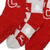 FOCO Alabama Crimson Tide NCAA Womens Fan Footy 3 Pack Slipper Socks view 3