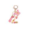 Initial Letter Keychains Pink Flower Butterfly Keychain Birthday Gifts for Women Bling Keychain For Backpack Wallet(Z) view 1
