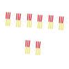 INOOMP 16pcs Rugby Waist Flags Football Training Flags for Youth and Teens for Scrimmages Games and Outdoor Fun Wear-resistant Design view 1