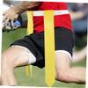 INOOMP 16pcs Rugby Waist Flags Football Training Flags for Youth and Teens for Scrimmages Games and Outdoor Fun Wear-resistant Design view 4