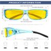 KALIYADI Night-Vision-Glasses Fit-Over-Glasses Wrap-Around Glasses: Night Vision Glasses Anti Glare HD Polarized for Driving view 4