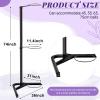 Blulu Yoga Ball Holder Stability Ball Rack Vertical Exercise Ball Stand Gym Ball Storage with Tubular Steel Frame for Home Commercial Gym Studios, Holds 3 Stability Balls view 3