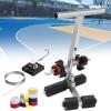 Fablestoryem Court Line Tape Machine, Hand Pushed Floor Tape Applicator, Playing Field Line Striping Machines Width Adjustable, Can Draw The Iines and Circles You Want, 21.7-31.5in Height Adjustable view 1