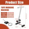 Fablestoryem Court Line Tape Machine, Hand Pushed Floor Tape Applicator, Playing Field Line Striping Machines Width Adjustable, Can Draw The Iines and Circles You Want, 21.7-31.5in Height Adjustable view 4