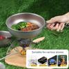 BY-J Titanium Camping Cookware Set-2200ml+1200ml+700ml Titanium Pot with Lid and Foldable Handle, Compact Backpacking and Travel Kitchenware for Camping, Hiking and Fishing (3 Piece-Set) view 4