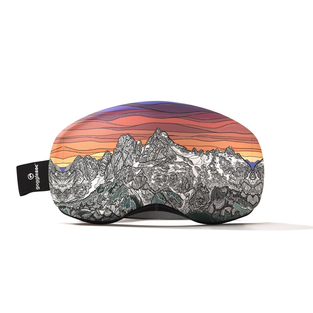 GOGGLESOC Pro Microfiber Protective Goggle Cover, Sky Pilot