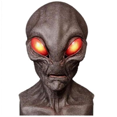 GpahrrDnij Men's and Women's Full Cover Horror Alien Mask for Halloween Costume (A1)
