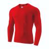 USKOY Men's Rash Guard Long Sleeve UPF 50+ Sun Protection Quick Dry Swim Shirt with Compression Fit for BJJ, Surfing & Gym Training Red Medium view 1