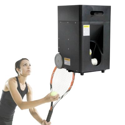 HCAUYNN Automatic Tennis Ball Launcher,Adjustable Launch Angle, Speed, Rotation,Pre-Programmed and Custom Drills, for Fixed-Point Ball Feeding