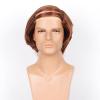 BEAUEXE Comb Over Wig for Old Man Costume Bald Wig for Bald Man Costume Party Funny Wig Brown