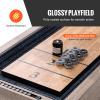 VEVOR Shuffleboard Table, 9 ft LED Light Up Shuffleboard for Family Game Room, 2 in 1 Shuffleboard and Bowling Combo Game Set, with Scratch-Resistant Playfield, Legs, 8 Pucks, Bowling Set, Wax, Brush view 4