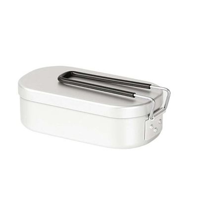 IGRIXLSD Lunch Box 500ML, Aluminum Folding Bento Box, Suitable For Outdoor Outings, Camping And Self-driving Trips