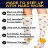 Compression Socks for Women & Men Circulation - 15-20 mmHg Compression Socks - Best Support for Nurses, Running, Athletic (Tuck Shop Snacks - Bamboo, Small - Regular Calves) view 2