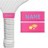 2 Pcs Personalized Pickleball Paddle Grip Name Bands, Silicone Ring Grip Bands for Secures Pickleball Grip Tape, Custom Pickleball Accessories Gifts for Pickleball Lovers, Never Lose Your Paddle Again view 1