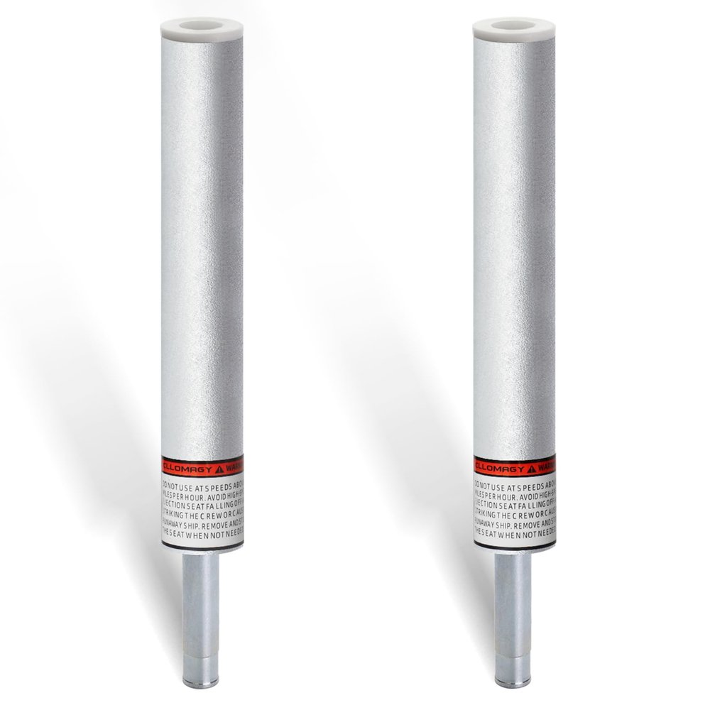 CLLOMAGY 3/4" Boat Seat Pin Post Boat Seat Pedestal Base Post for Mounting,3/4 inch Marine Grade Aluminum Lock-in Pedestal Extension Pin Pole for Pontoon Fishing Bass,Non-Threaded