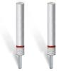 CLLOMAGY 3/4" Boat Seat Pin Post Boat Seat Pedestal Base Post for Mounting,3/4 inch Marine Grade Aluminum Lock-in Pedestal Extension Pin Pole for Pontoon Fishing Bass,Non-Threaded view 1