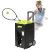 HCAUYNN Tennis Ball Machine, Automatic Tennis Ball Launcher, Supports Flat Shot, Top Spin, Back Spin and Other Modes,with 2 Silent Wheels view 1