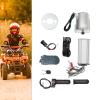 48V DC Motor Electric Brushless Motor Kit 3000W 4900rpm 5.4 N.m w/Speed Controller, Throttle, Chain, Chain Disk, Foot Pedal Accelerator, Electric Lock for Scooter Go Kart DIY Engine System view 1