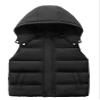 Happy Cherry Kids Padded Vest Winter Down Puffer Vest Detachable Hooded Zipper Up Sleeveless Jacket Windproof 10-11Years view 1