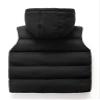 Happy Cherry Kids Padded Vest Winter Down Puffer Vest Detachable Hooded Zipper Up Sleeveless Jacket Windproof 10-11Years view 2