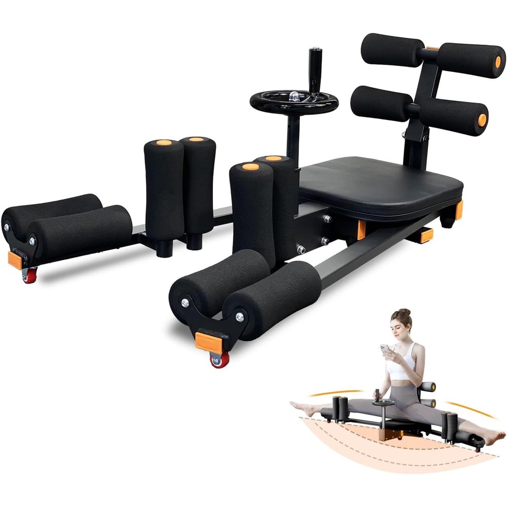 TsoLay Leg Stretcher Machine, 240 Degree Professional Adjustable Leg Machine, 330lbs Flexibility Stretch Split Trainer, Hands Free & Foldable & Easy Store, for Dance, Ballet and Strength Training