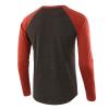 Mens Henley Long Sleeve Raglan T-Shirt Fashion Button Cotton Fall Shirt Casual Lightweight Crew Neck Shirts (X-Large,Brown 1) view 2
