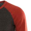 Mens Henley Long Sleeve Raglan T-Shirt Fashion Button Cotton Fall Shirt Casual Lightweight Crew Neck Shirts (X-Large,Brown 1) view 4