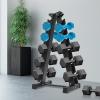 Lemoeyes Dumbbell Rack Stand Only, Weight Rack for Dumbbells Heavy Duty A-Frame Steel Dumbbell Holder and Weight Storage Organizer for Home Gym Fitness Storage, 660LBS Weight Capacity view 3