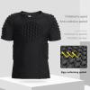 Blaward Youth Padded Protective Shirt Football Paintball Baseball Compression Shirt Shoulder Heart Chest Rib Protector view 2