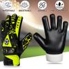 Jazzy Sports Goalkeeper Gloves for Youth and Adults - Double Wrist Protection, Non-Slip Latex Material (Yellow, Size 4 Suitable for 6-9 Years) view 4