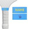 2 Pcs Personalized Pickleball Paddle Grip Name Bands, Silicone Ring Grip Bands for Secures Pickleball Grip Tape, Custom Pickleball Accessories Gifts for Pickleball Lovers, Never Lose Your Paddle Again view 1