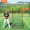 VEVOR Baseball and Softball Rebounder, 3 x 4.5 ft PitchBack Pitching Nest, 3-Way Pitchback Net, Fielding Trainer, Bounce Back Net for Fielding/Throwing Practice view 2