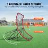 VEVOR Baseball and Softball Rebounder, 3 x 4.5 ft PitchBack Pitching Nest, 3-Way Pitchback Net, Fielding Trainer, Bounce Back Net for Fielding/Throwing Practice view 3