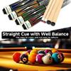 HomeSeason Set of 2 Pool Cue Stick 58" Billiard Cue Sticks 3D Printed Grip Professional Low Deflection Pool Sticks Maple Wood Pool Sticks 19/20oz 13mm Tip view 4