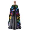 Juiimr Pride Month LGBTQ Gay Pride Ally Pattern Long Hooded Cape Cloak For Halloween Carnival Theme Party Cosplay Costume Decor view 3