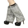 Beisto Faux Fur Leg Warmers Winter Fuzzy Boot Cuffs Covers Halloween Cosplay Costume Accessories for Women Girls view 1