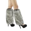 Beisto Faux Fur Leg Warmers Winter Fuzzy Boot Cuffs Covers Halloween Cosplay Costume Accessories for Women Girls view 2
