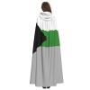 Juiimr Demiromantic Pride Flag Long Hooded Cape Cloak For Halloween Carnival Theme Party Cosplay Costume Decor view 4