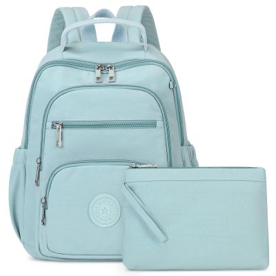 Backpack Purse for Women, Lightweight Mini Backpack Purse Small Bookbag with Mini Wallet and Luggage Strap,Green