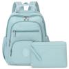 Backpack Purse for Women, Lightweight Mini Backpack Purse Small Bookbag with Mini Wallet and Luggage Strap,Green view 1