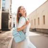 Backpack Purse for Women, Lightweight Mini Backpack Purse Small Bookbag with Mini Wallet and Luggage Strap,Green view 2