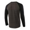 Mens Henley Long Sleeve Raglan T-Shirt Fashion Button Cotton Fall Shirt Casual Lightweight Crew Neck Shirts (Small,Brown 2) view 2