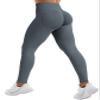 YEOREO SoftHue Hidden Scrunch Butt Workout Leggings for Women Lifting Seamless Mid Low Waist 25" Gym Fitness Yoga Pants with Tummy Control Stormy Grey-S view 1