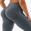 YEOREO SoftHue Hidden Scrunch Butt Workout Leggings for Women Lifting Seamless Mid Low Waist 25" Gym Fitness Yoga Pants with Tummy Control Stormy Grey-S view 4