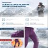 Wespornow Women's-Fleece-Lined-Hiking-Pants Snow-Ski-Pants Water-Resistance-Outdoor-Softshell-Insulated-Pants for Winter (Grape, X-Small) view 4