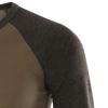 Mens Henley Long Sleeve Raglan T-Shirt Fashion Button Cotton Fall Shirt Casual Lightweight Crew Neck Shirts (X-Large,Army Green) view 4