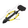 Machine Body Workout Machine Rowing Machine Ab Workout Equipment Ab Machine with Height Adjustable and Stability Ab Workout Equipment Home Gym Coaster for Stomach at Office (Yellow) view 2