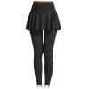 Skirted Legging for Women Slim Fit Solid Color Butt Lifting Yoga Pants Breathable Elastic Trendy Casual Sports Pant view 1